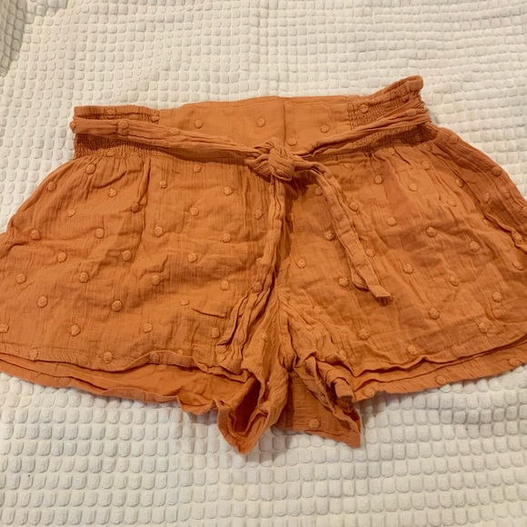 EUC ONEILL O'NEILL DARLA DOT SHORT Sz Medium orange.! First pic cover shot - Picture 12 of 12